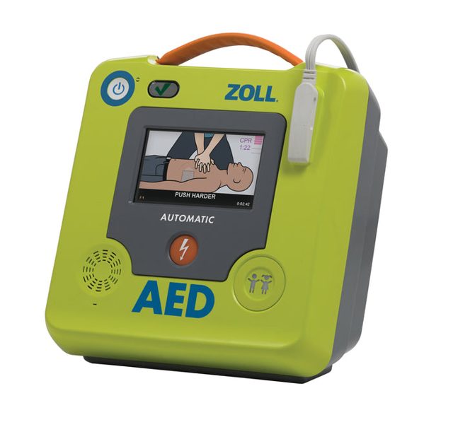Grüner Defibrillator Zoll AED 3